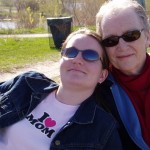 05-08-2005 A walk along the waterfront, after Mom's thyroid surgery